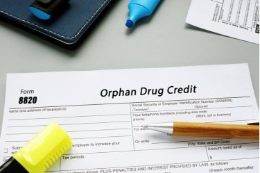 Formular zum Ausfüllen einer Unterlage für "Orphan-Arzneimittel"